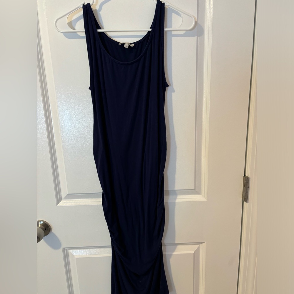 Kimi and Kai Delia Ruched Maternity Tank Dress